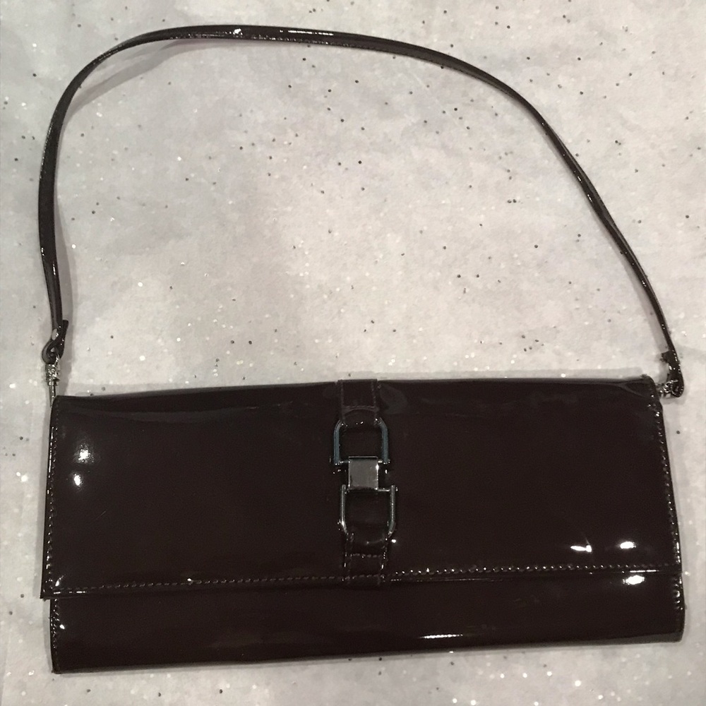 Vintage Nine West patent Maroon Shoulder bag